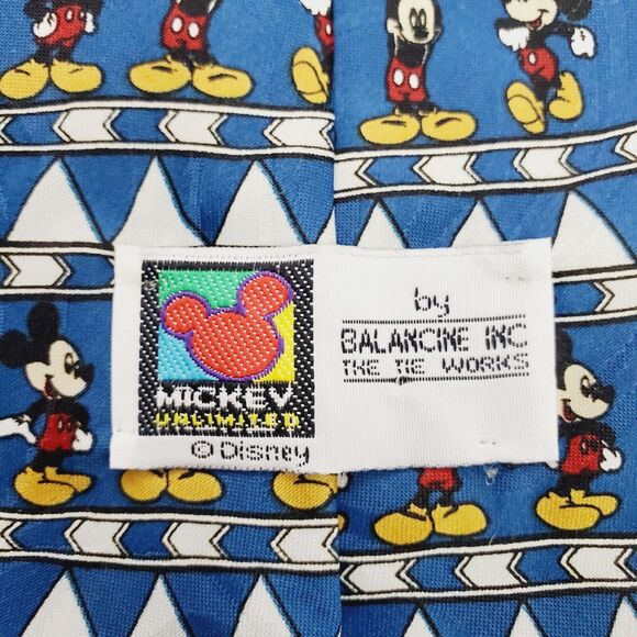 Vintage Disney Mickey Unlimited by Balancine INC The Tie Works Men's Collection - Picture 6 of 10